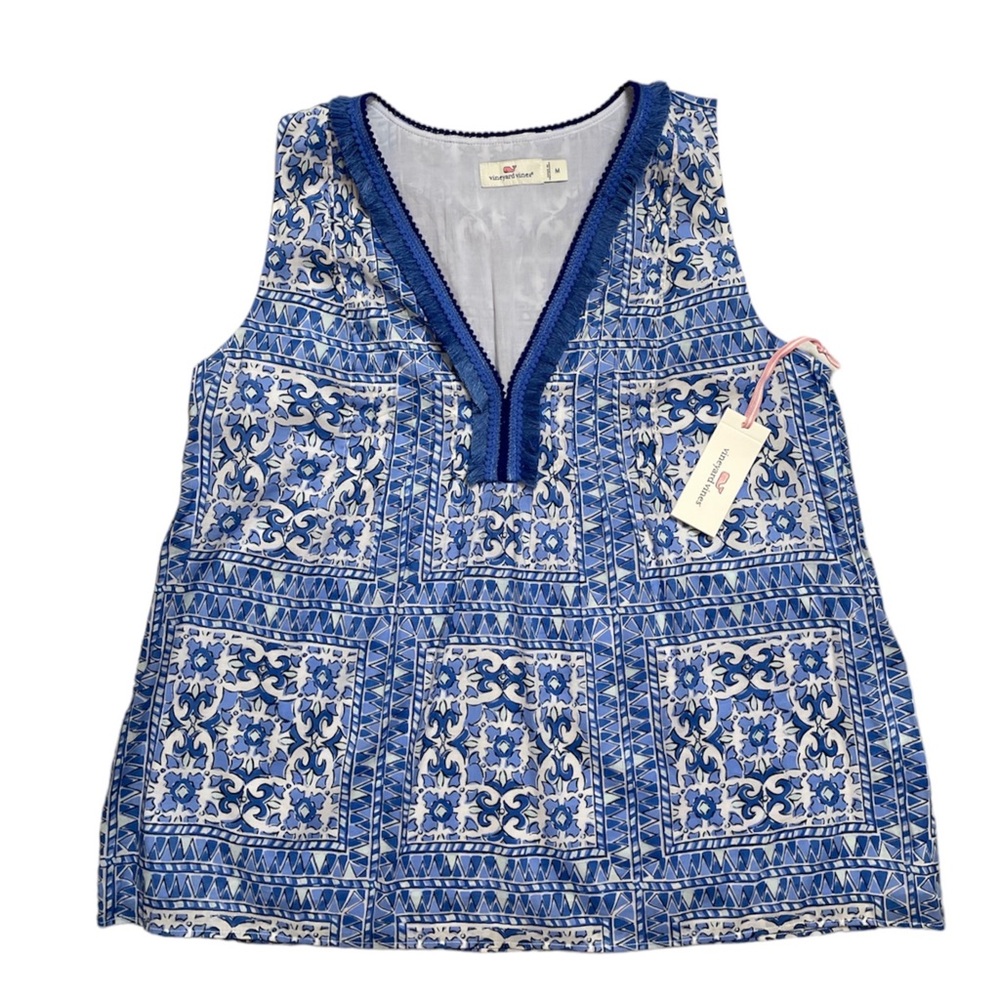VINEYARD VINES CAY SCARF TOP NWT, M